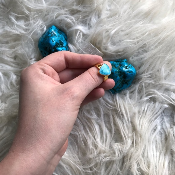 Genuine Turquoise Ring - Picture 6 of 8